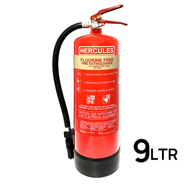 9L Fluorine Free Foam Fire Extinguisher