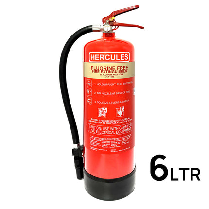 6L Fluorine Free Foam Fire Extinguisher