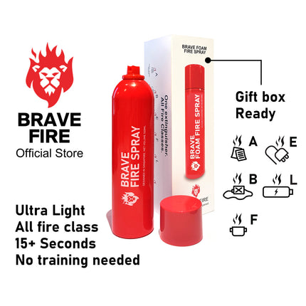 Brave Foam Fire Extinguisher 520ml