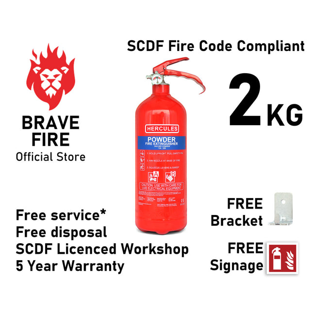 2KG Dry Powder Fire Extinguisher